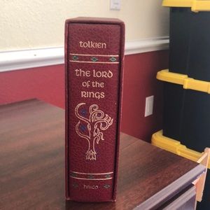 The lord of the rings hard cover book